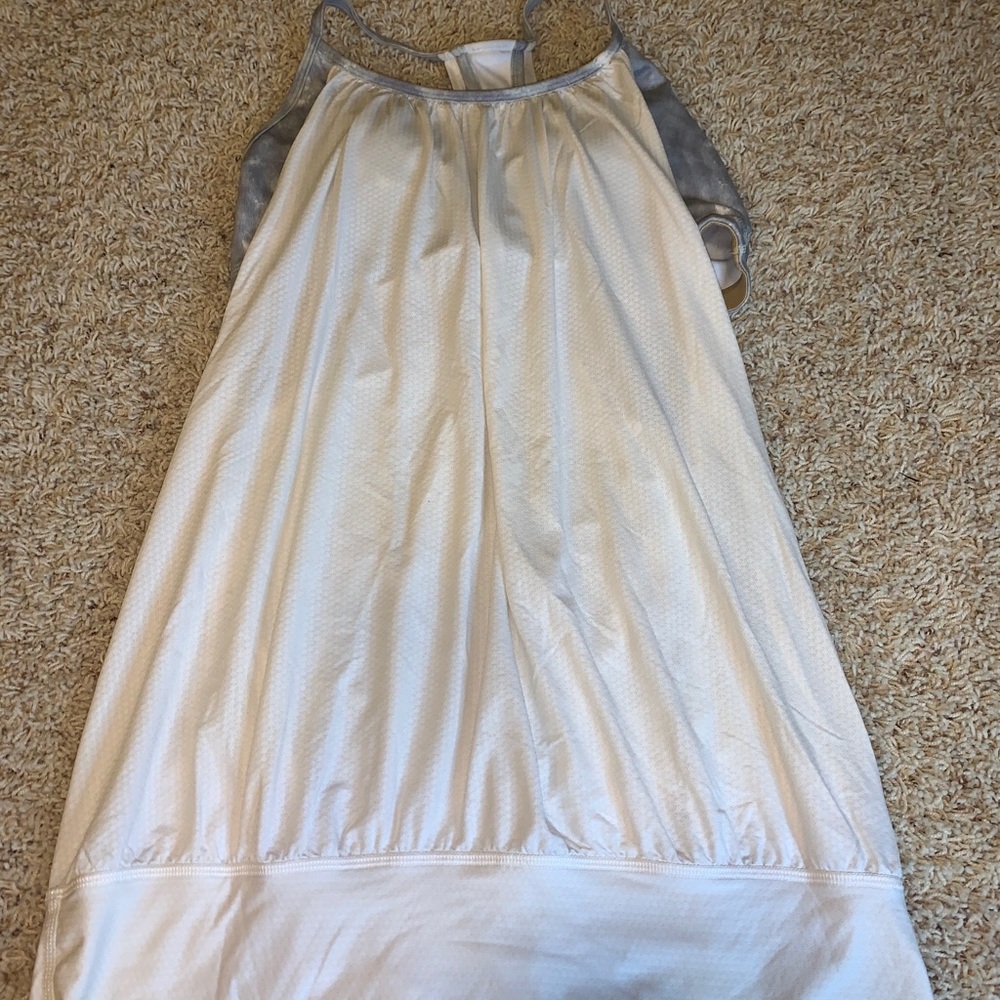 White Lululemon tank top